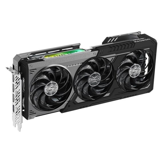 ASRock AMD Radeon™ RX 9070 XT Steel Legend Dark 16GB graphics card - Graphic Cards - Laptops & PC Builds - Techbox