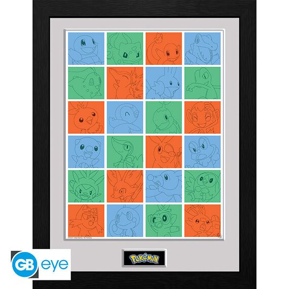 Framed Print First Partner Grid - 30.5 x 40.6 cm / Fan Shop and Merchandise - Διάφορα - Merchandise Διάφορα - Techbox