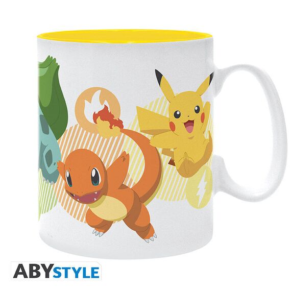 POKEMON Mug - Pikachu and starters - 460 ml / Fan Shop and Merchandise - Διάφορα - Merchandise Διάφορα - Techbox