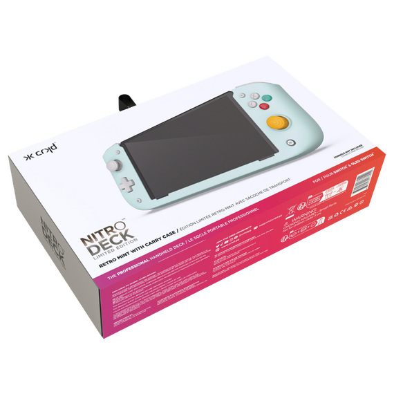 CRKD Nitro Deck Retro - Mint / Nintendo Switch