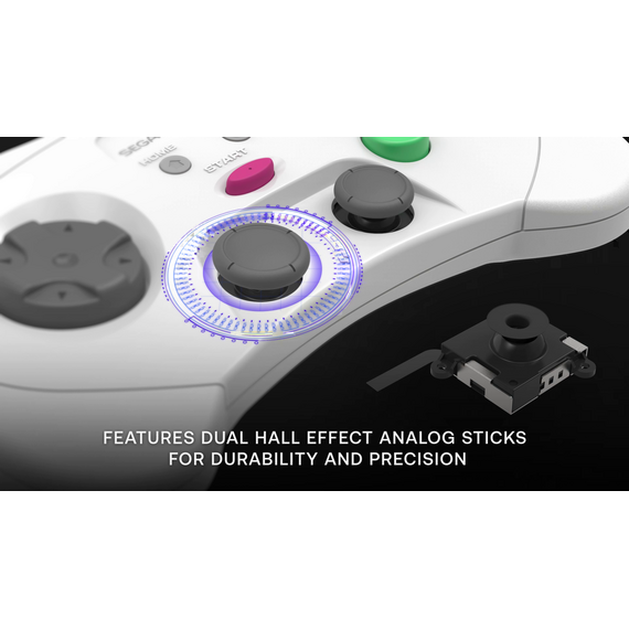 Retro-Bit - SEGA Saturn PRO Controller - White / Video Games and Consoles