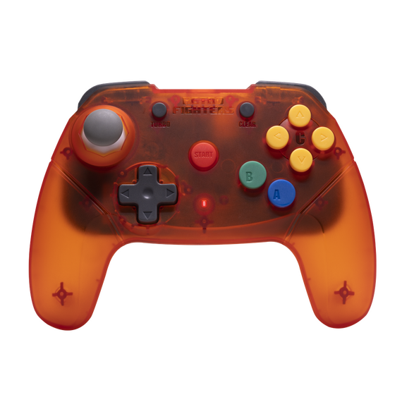 Retro-Fighters - Brawler64 2.4G Controller - Orange / Video Games and Consoles