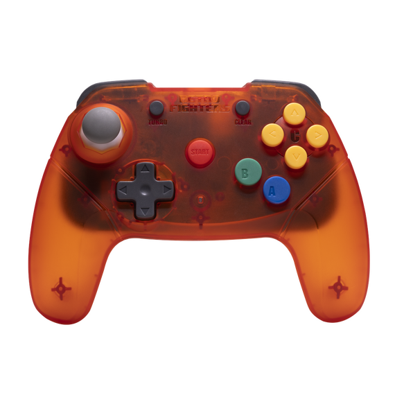Retro-Fighters - Brawler64 2.4G Controller - Orange / Video Games and Consoles