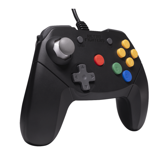 Retro-Fighters - Brawler64 Wired Controller - Black / Video Games and Consoles