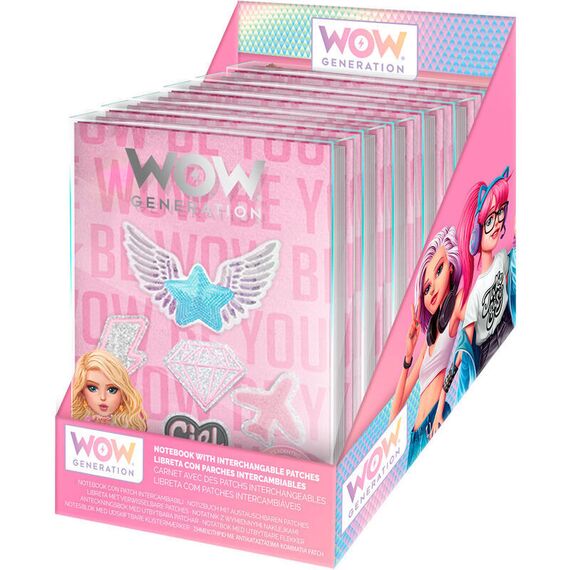 Wow Generation notebook with interchangeable patches |  Techbox