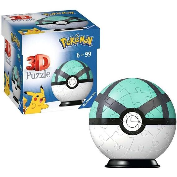 Pokemon Poke Ball 3D puzzle 54pcs |  Techbox