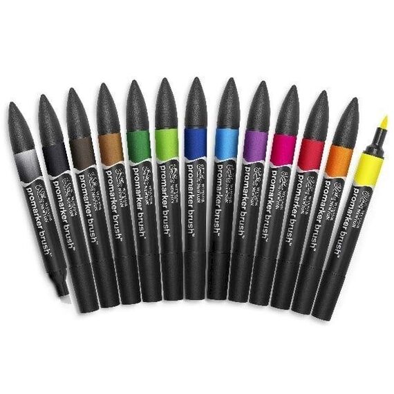 Winsor & Newton - Promarker bruch vibrant (12+1 pcs) (837445) / Toys - Αταξινόμητα -  - Techbox