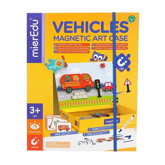 mierEdu - Magnetic Art Case - Vehicles - (ME151) / Toys - Αταξινόμητα -  - Techbox