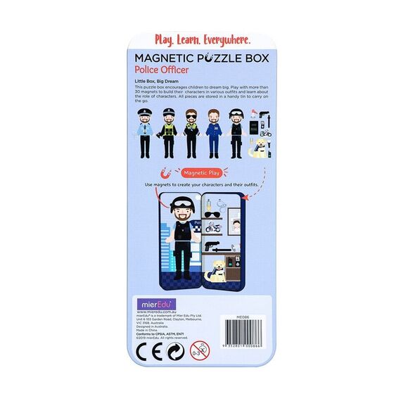mierEdu - Magnetic Hero Box - Police Officer - (ME086) / Toys - Αταξινόμητα -  - Techbox