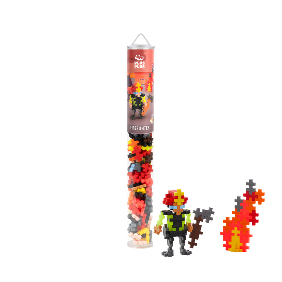 Plus-Plus - Firefighter / 100 pcs Tube (4294) / Toys - Αταξινόμητα -  - Techbox
