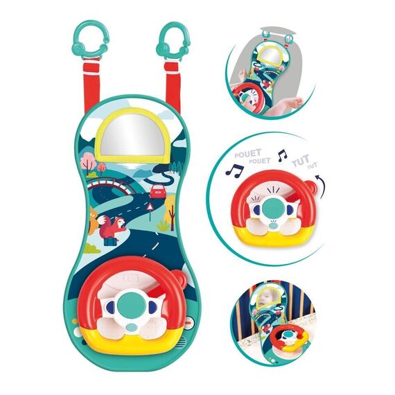 Ludi - Steering wheel with sound - (LU30500) / Toys