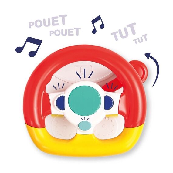Ludi - Steering wheel with sound - (LU30500) / Toys