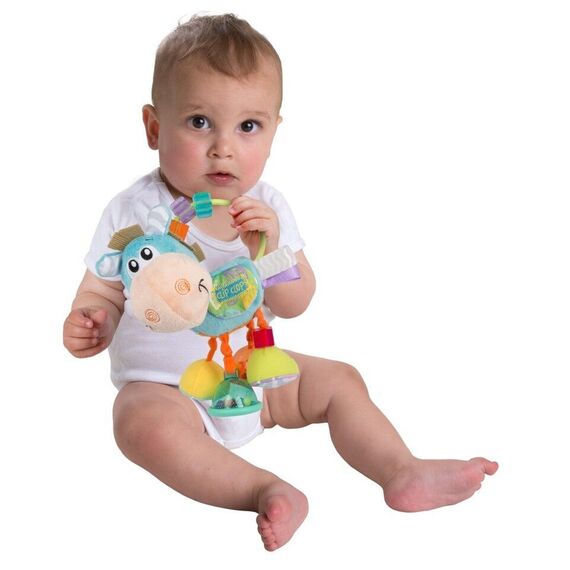 Playgro - Clip Clop Activity horse - Blue - (10188462) / Toys