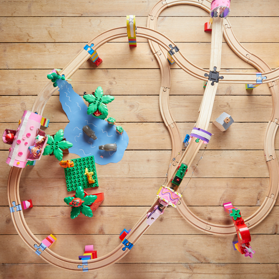 Track Connector - Engineer Set incl. Slope & Arches (21035) / Toys