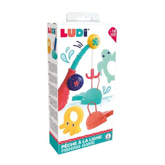 Ludi - Fishing rod with animals - (LU40076) / Toys