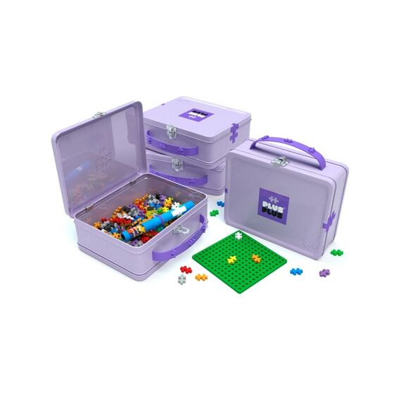 Plus-Plus - Mini Pastel - Suitcase Metal Purple, 600 pc (7003) / Toys - Αταξινόμητα -  - Techbox