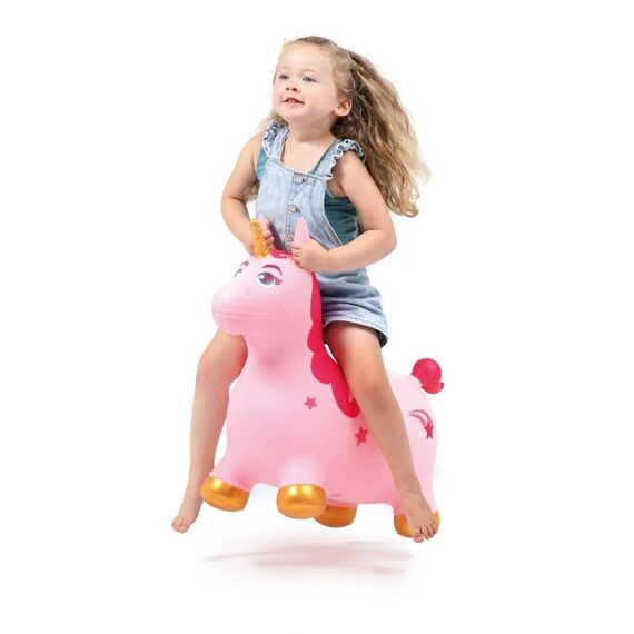 Ludi - Jumping animal - Unicorn - (LU90040) / Toys