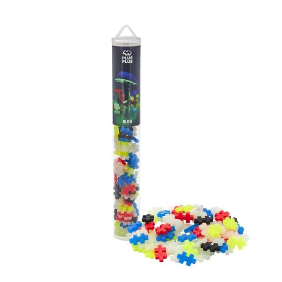 Plus-Plus - Glow mix / 100 pcs Tube (4282) / Toys - Αταξινόμητα -  - Techbox
