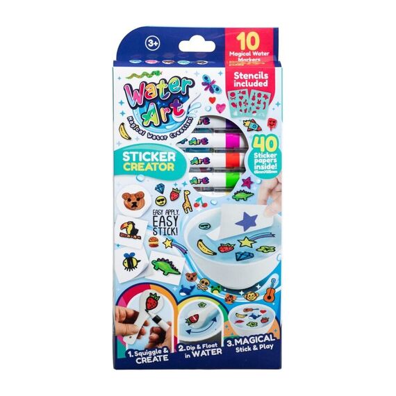 Water Art - Sticker Set with 12 Colours (33130111) / Toys - Αταξινόμητα -  - Techbox