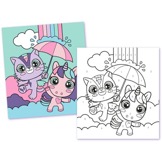 Sweet Dreams paint by numbers set assorted