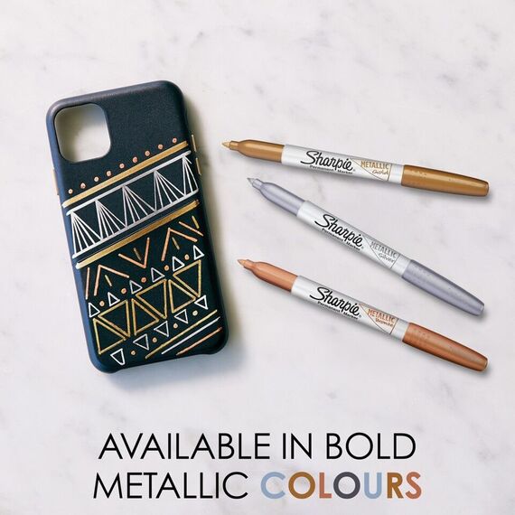 Sharpie - Metallic 3-Blister - Gold/Silver/Bronze - 1.4 mm / Toys