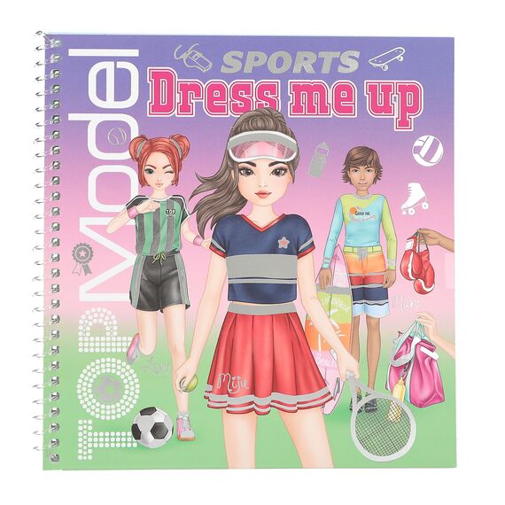 Topmodel - Dress Me Up Stickerbook Sports (413808) / Toys