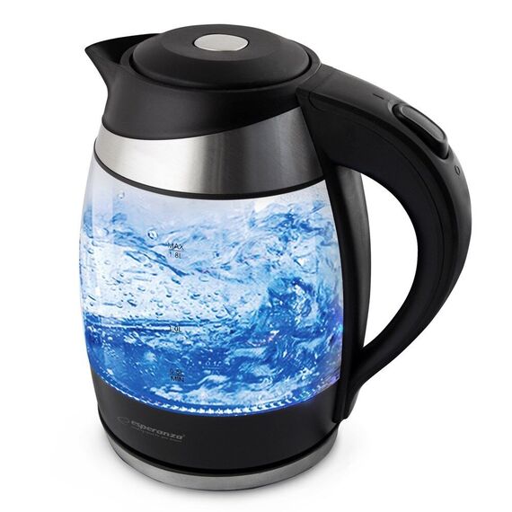Esperanza EKK009 electric kettle 1.8 L Black, Multicolor 2200 W | Techbox