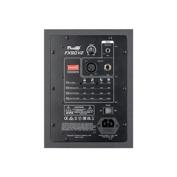 Fluid Audio FX50 V2 - active studio monitor - Speakers - Home Cinema - Techbox