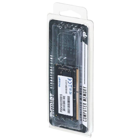 Patriot Memory Signature PSD416G320081S memory module 16 GB 1 x 16 GB DDR4 3200 MHz | Techbox