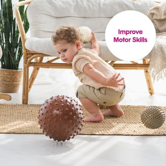 Edushape - Sensory Ball - 18 Cm - Brown (E705176br) / Toys - Αταξινόμητα -  - Techbox