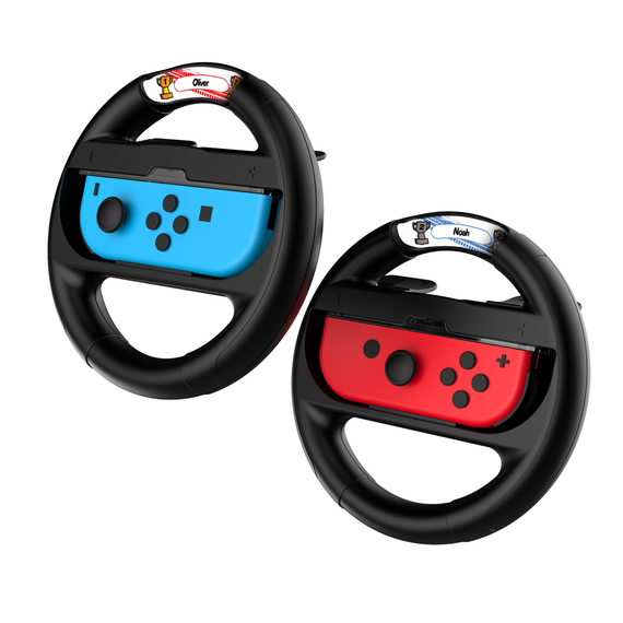 iMP Tech Twin Wheel Pack with Sticker Kit for Switch and Switch 2 JoyCons / Nintendo Switch 2 - Nintendo Switch 2 Accessories - Accessories for Consoles - Techbox