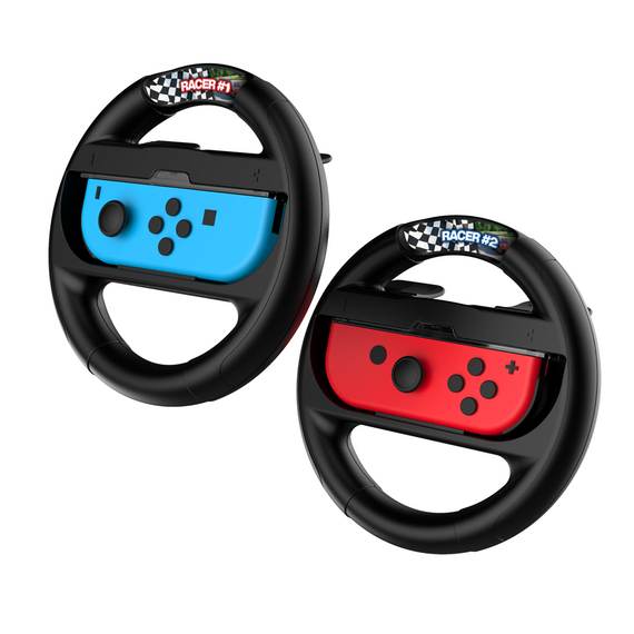 iMP Tech Twin Wheel Pack with Sticker Kit for Switch and Switch 2 JoyCons / Nintendo Switch 2 - Nintendo Switch 2 Accessories - Accessories for Consoles - Techbox