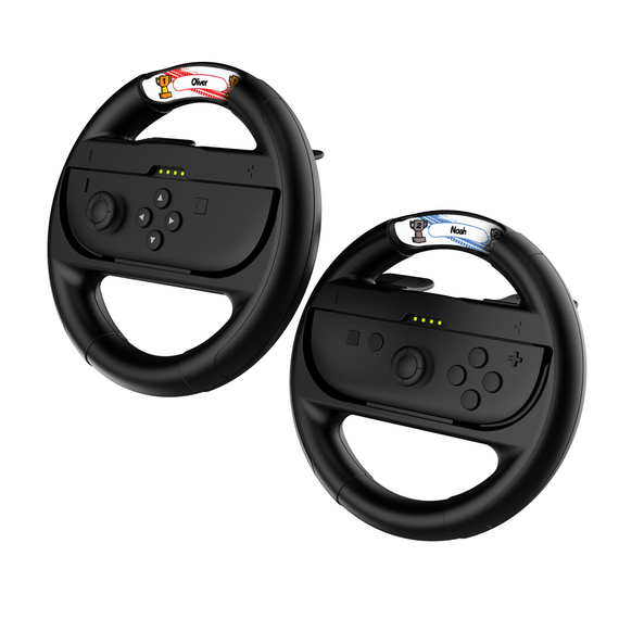 iMP Tech Twin Wheel Pack with Sticker Kit for Switch and Switch 2 JoyCons / Nintendo Switch 2 - Nintendo Switch 2 Accessories - Accessories for Consoles - Techbox