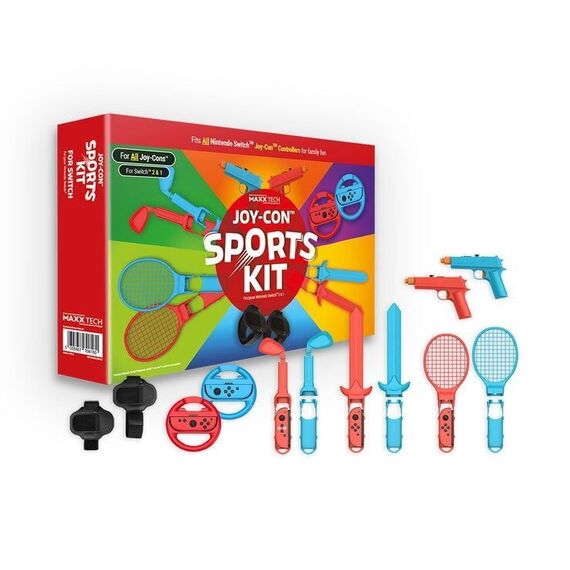 Maxx Tech - Joy-Con Sports Kit for Nintendo Switch 2/1 / Nintendo Switch 2 | Techbox