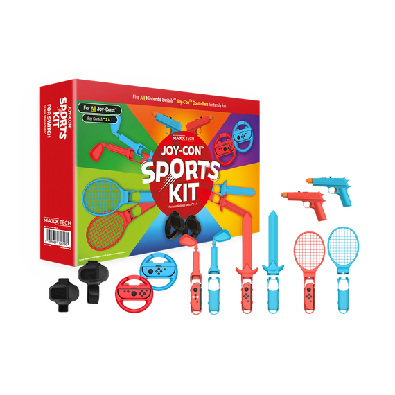 Maxx Tech - Joy-Con Sports Kit for Nintendo Switch 2/1 / Nintendo Switch 2 | Techbox