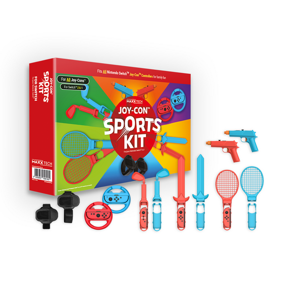 Maxx Tech - Joy-Con Sports Kit for Nintendo Switch 2/1 / Nintendo Switch 2 | Techbox