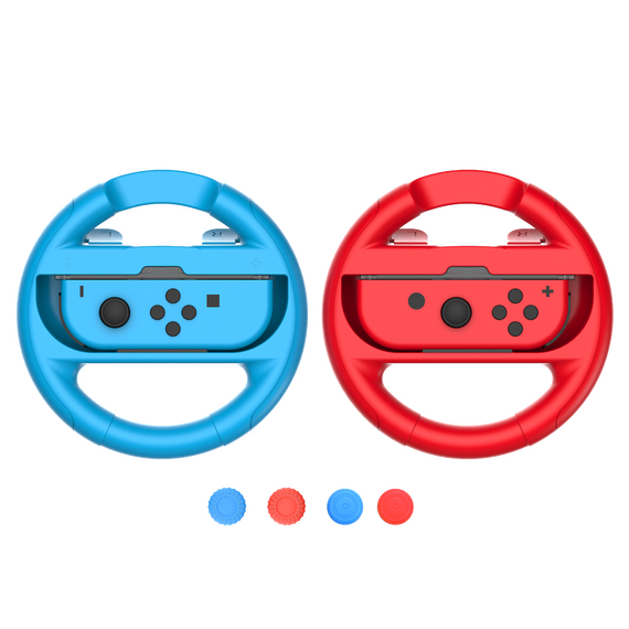 Maxx Tech  - Joy-Con Wheels & Grip Kit for Nintendo Switch 2/1 / Nintendo Switch 2 - Nintendo Switch 2 Accessories - Accessories for Consoles - Techbox