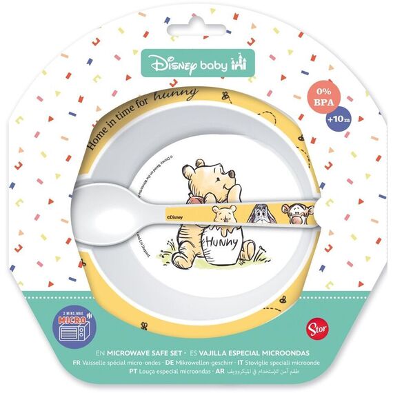 Stor - Baby 2-pc. Set - Bowl + Spoon, WTP / Baby and Children