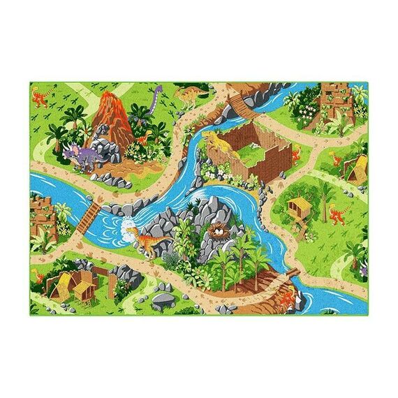 Rebel - Play rug - Dino world - 95 x 133 cm / Baby and Children - Αταξινόμητα -  - Techbox