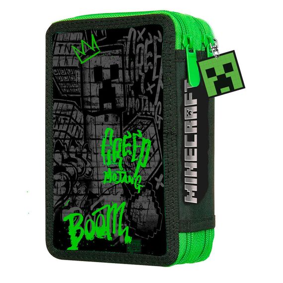 Minecraft double pencil case |  Techbox