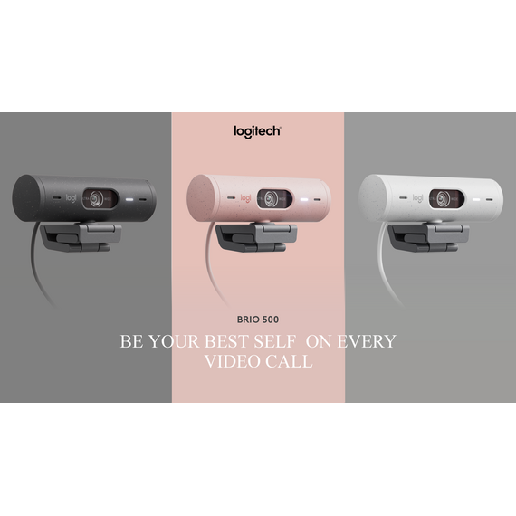 Logitech - Brio 500 Full HD Webcam USB-C OFF-WHITE / Computers - Αταξινόμητα -  - Techbox