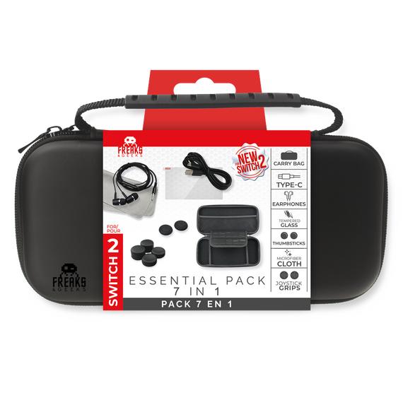 Trade Invaders - Switch 2 Accessories : 7in1 carry bag kit / Nintendo Switch 2 | Techbox