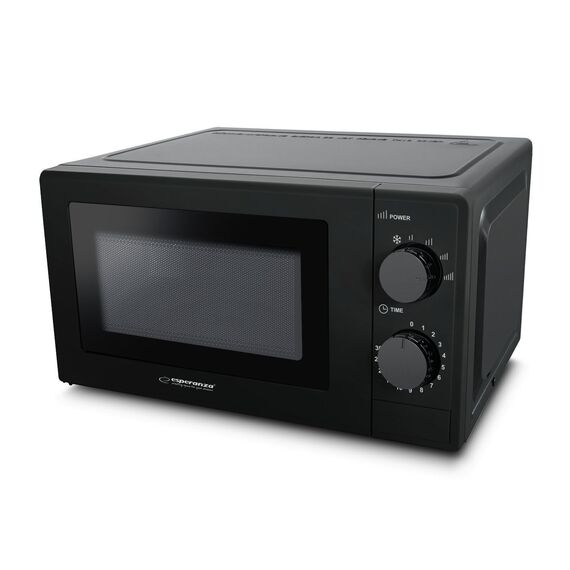 Esperanza ESTOFADO Black Solo microwave Countertop 20 L 700 W | Techbox