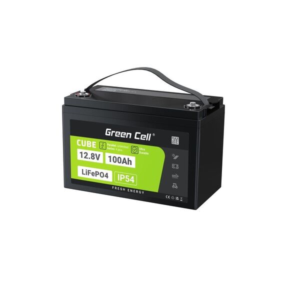 Green Cell LFPGC12V100AH UPS battery Lithium Iron Phosphate (LiFePO4) 12.8 V 100 Ah | Techbox