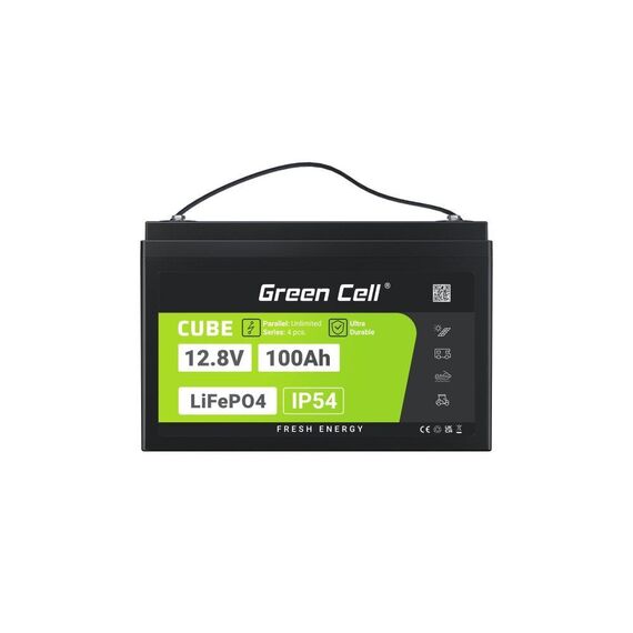Green Cell LFPGC12V100AH UPS battery Lithium Iron Phosphate (LiFePO4) 12.8 V 100 Ah | Techbox