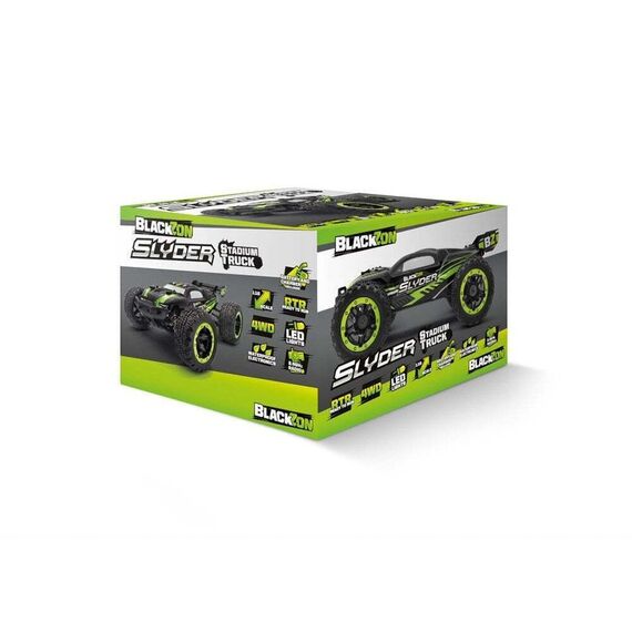 BLACKZON - Slyder ST 1/16 4WD Electric Stadium Truck - Green (540102) / Toys - Modeling - Hobbies - Techbox
