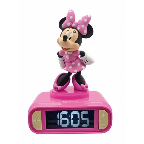 Lexibook - Minnie 3D Digital alarm clock & night light (RL800MN) / Toys