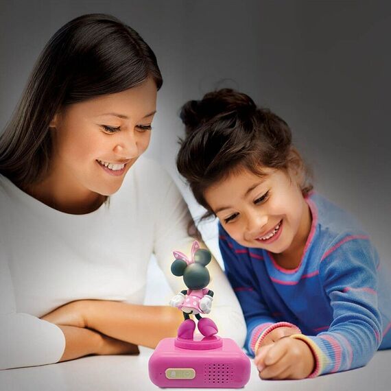 Lexibook - Minnie 3D Digital alarm clock & night light (RL800MN) / Toys