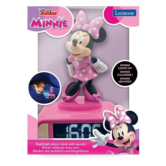 Lexibook - Minnie 3D Digital alarm clock & night light (RL800MN) / Toys