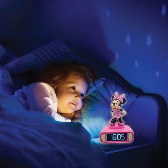 Lexibook - Minnie 3D Digital alarm clock & night light (RL800MN) / Toys